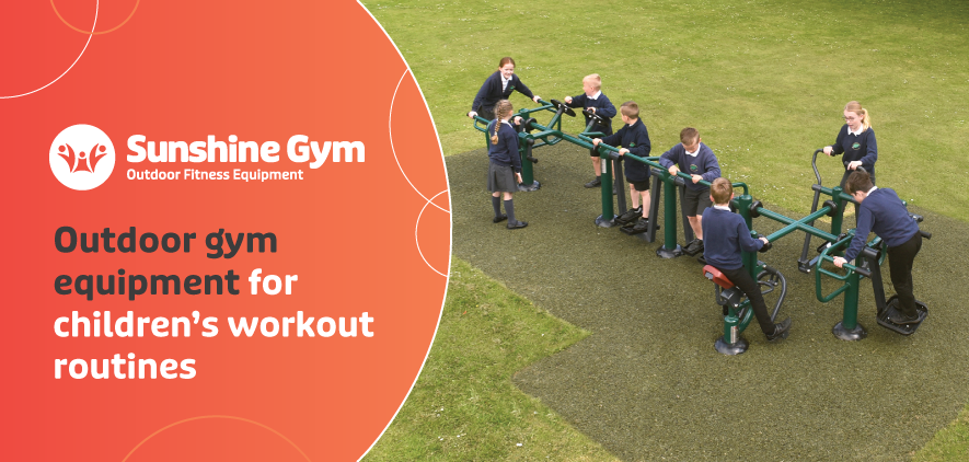Outdoor gym equipment for children’s workout routines 