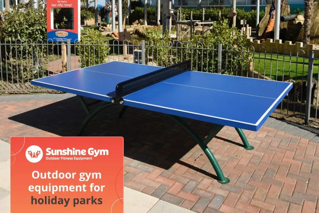 Outdoor gym equipment for holiday parks