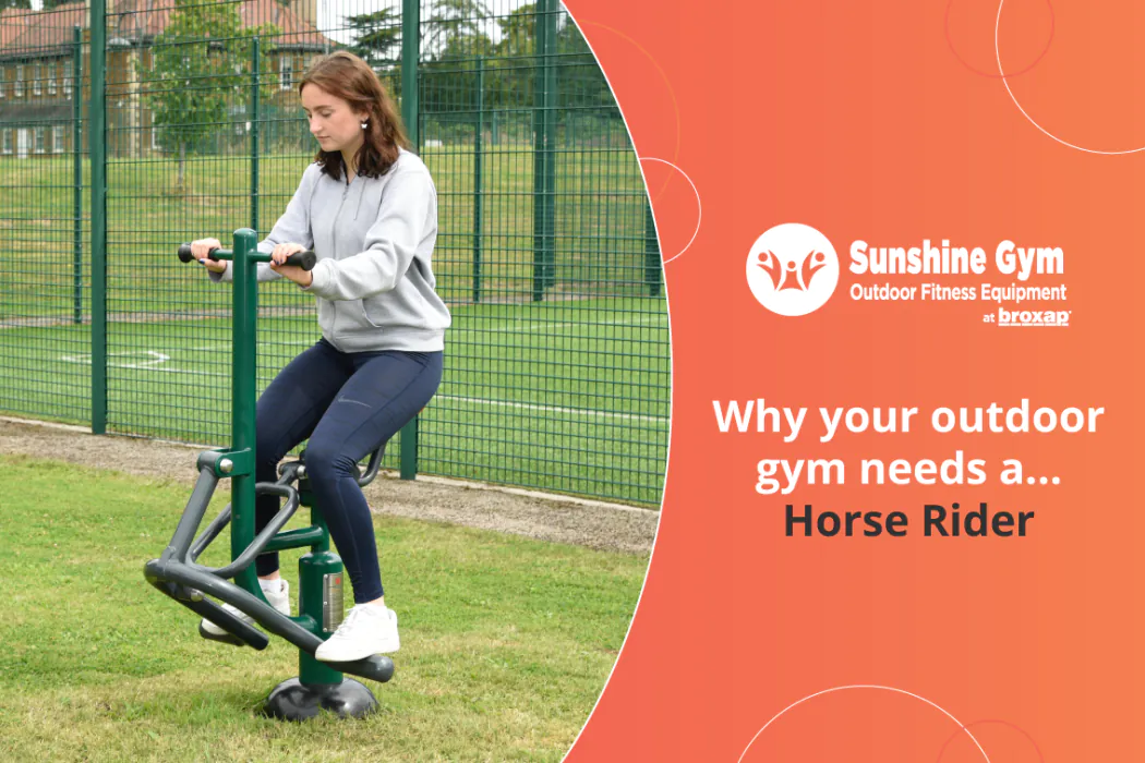 Why your outdoor gym needs a… Horse Rider