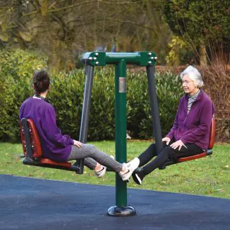 Double squat push |outdoor leg press | outdoor fitness equipment from sunshine gym