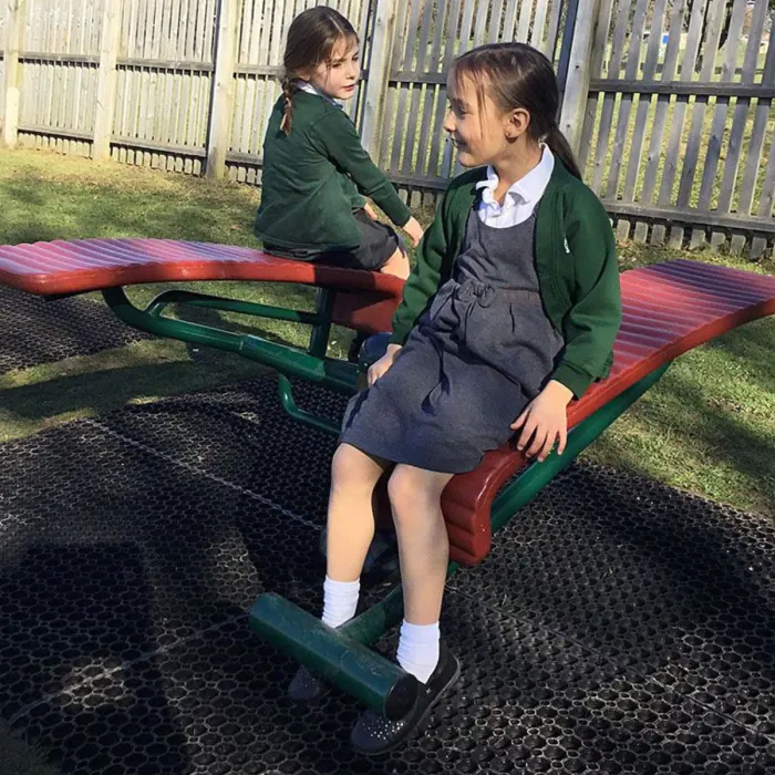 Children's Double Sit Up Bench - 6