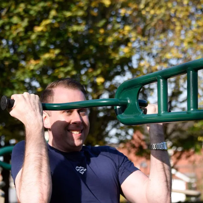 Outdoor Double Pull Up Bar - 2